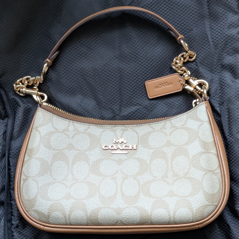 Coach Tan and Cream Women's Bag